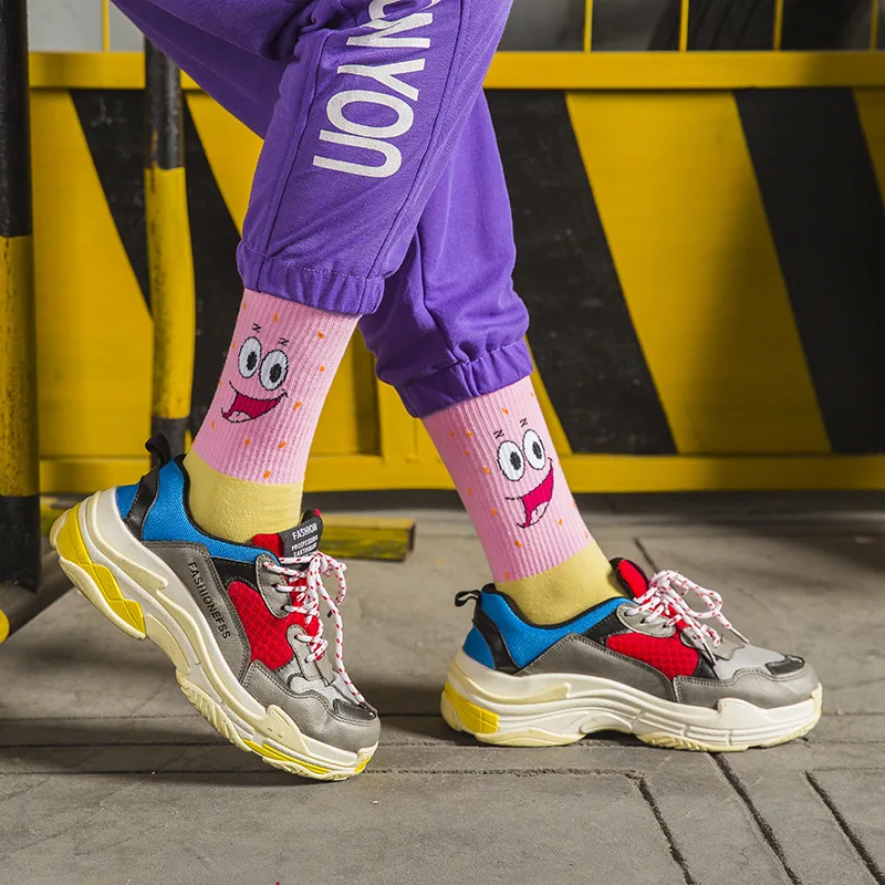 Квадратные брюки Губка Боб сквозвард щупальцы Песчаные Щеки Мультяшные модные