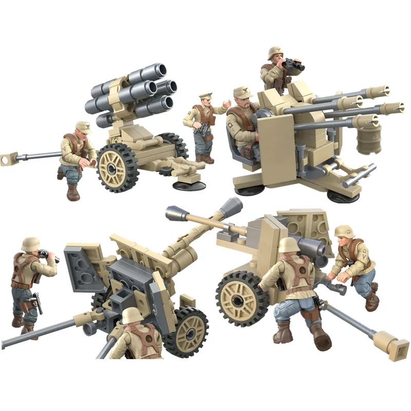 Вторая мировая война 2020 армия военный солдат Аксессуары для оружия фигурки