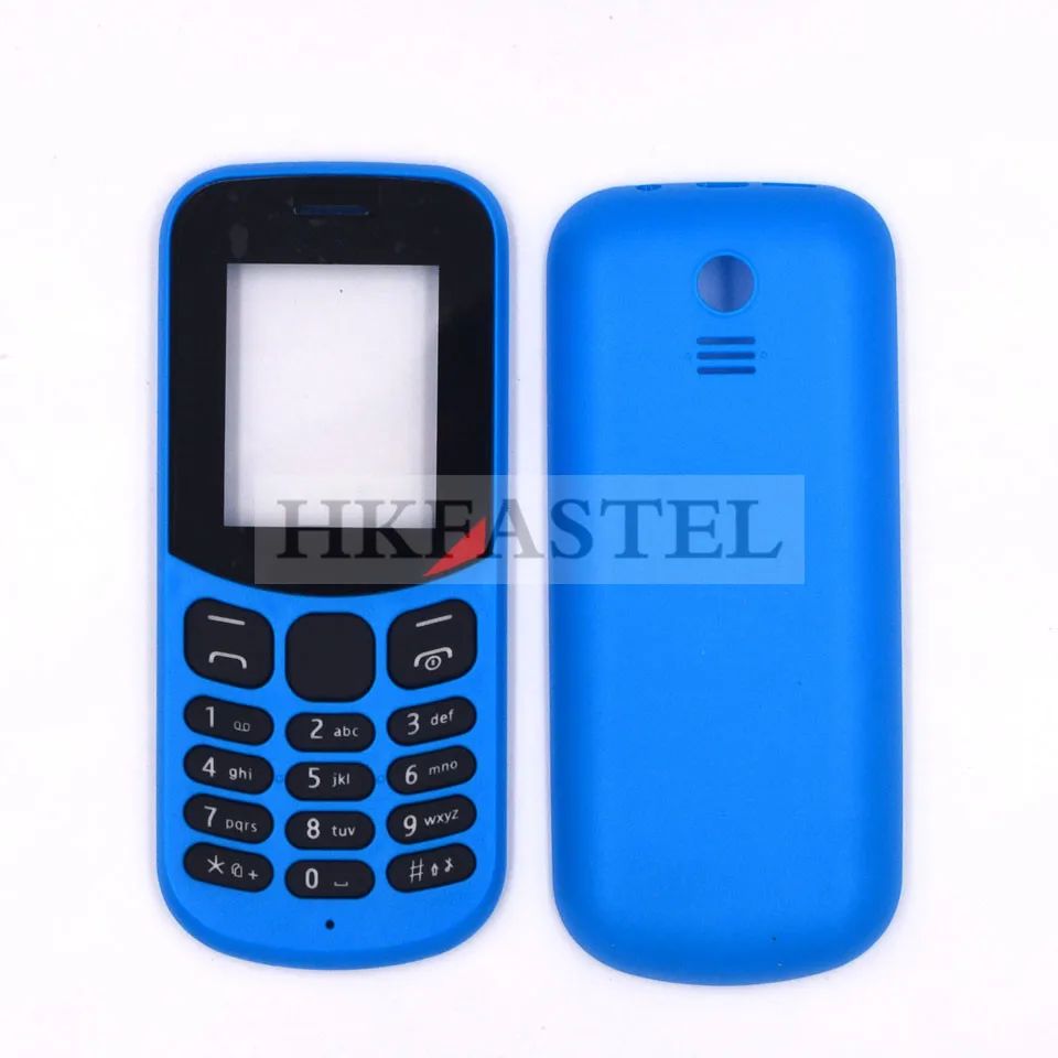 HKFASTEL высококачественный корпус клавиатуры для Nokia 130 Dual SIM Полный Мобильный телефон чехол с клавиатурой