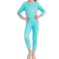 2 5mm neoprene kids full wetsuit for girls toddler youth upf 50 swimwear for water sports swimming diving suit
