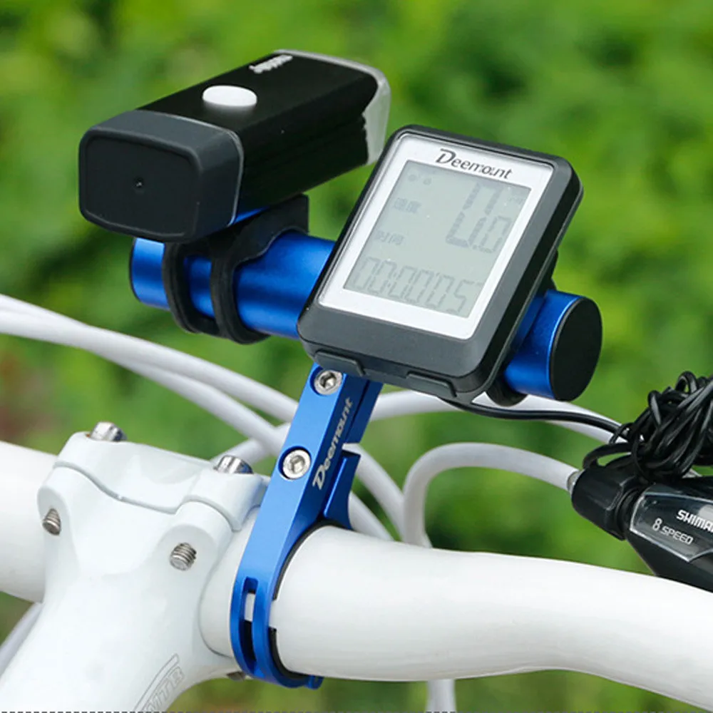 Новый держатель велосипеда Фонарик Стенд Ручка Бар Аксессуары для удлинитель