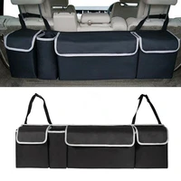 universal car tuning seat back multi pocket storage bag holder phone bottle tissue organizer creative gadget car accessories