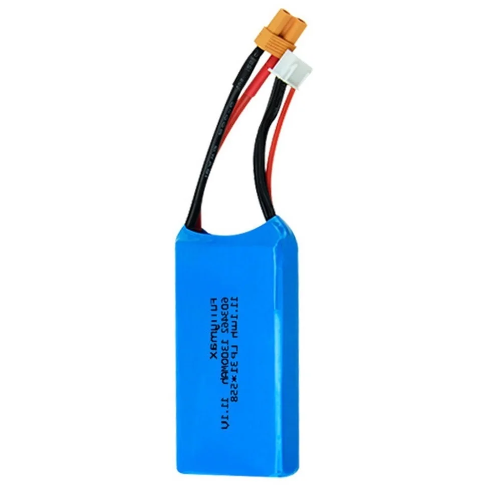 Обновленная батарея Lipo 11 1 в 1300 мАч для WLtoys X450 Airplane FPV RC Drone запасные части замена