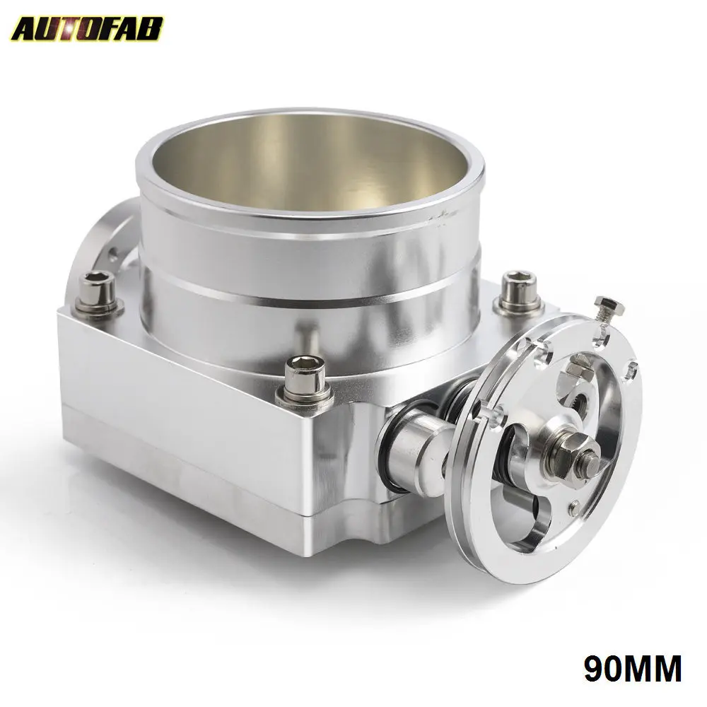 Универсальный алюминиевый 90 мм ЧПУ Заготовка Впускной дроссельной заслонки