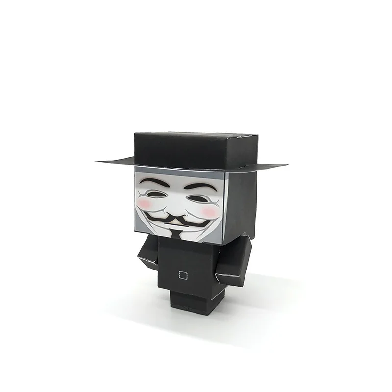 Складная мини машинка Vendetta без клея милая 3D бумажная модель бумажное ремесло