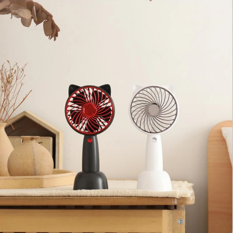 

Handheld Mini Fan USB Rechargeable Fan Summer Cooler Personal Desktop Outdoor Travel Air Cooler Mute Fan T