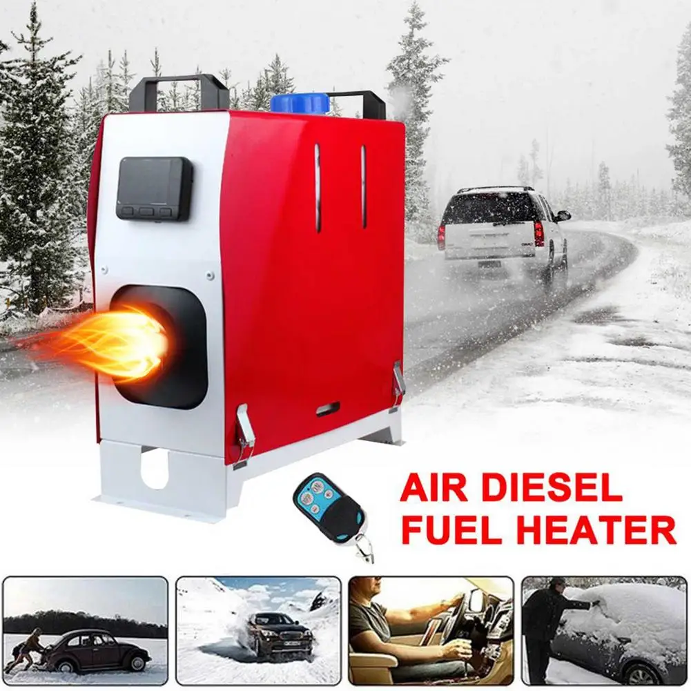 LCD Display Car Heater 12V 8KW All-In-One Diesel Air Heater Remote Control Car Parking Heater Air Conditioner Machine Universal