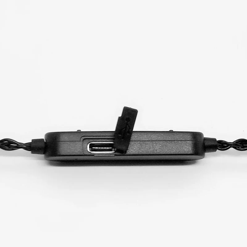 

Upgrade MMCX Wireless Headphone Cable APTX Bluetooth 5.0 Replacement Cable Rechargeable 500Mah