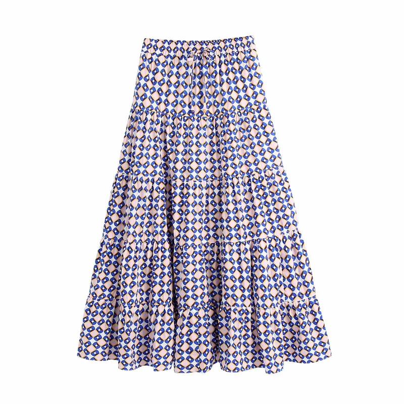 

Vogue Oversize Women High Waist Wide Leg Pants Tide Spring-autumn Fashion Ladies England Style Pants Female Geometric Trousers