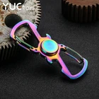 Стальной металлический брелок-Спиннер, для снятия стресса, Jandspinner