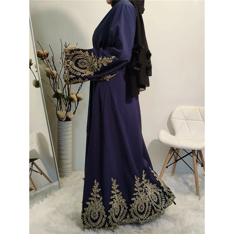 2020 новая скромная модная мусульманская одежда Абая для женщин мусульманское