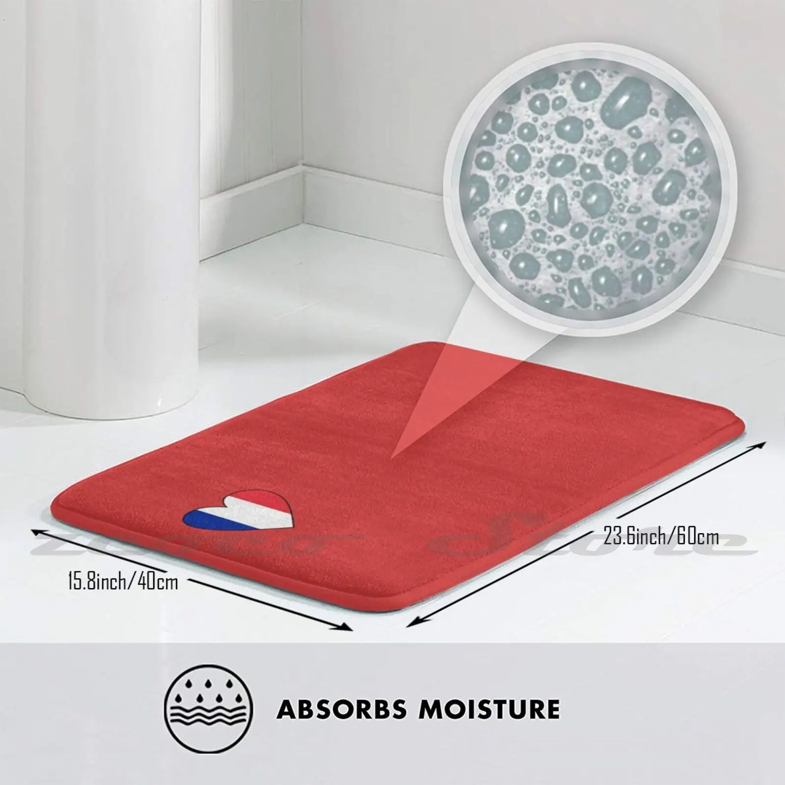 Маска для лица с французским флагом. Люблю Францию. Флаг Fran? Ais. Коврик