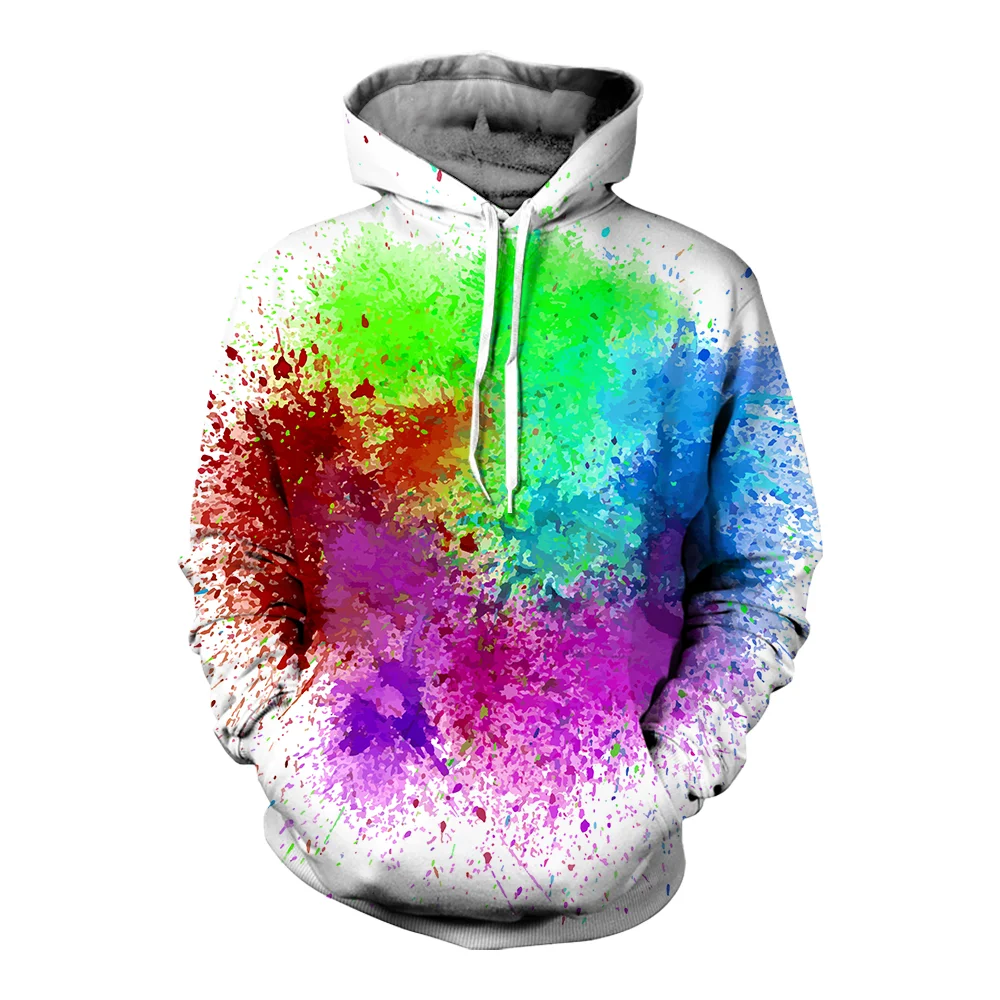 

Men's Long Sleeve Pullover Hoodies Autumn New Oversized Hoodie Colour Hoodie Sweatshirt With Hooded Unisex Fashion Streetwear