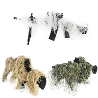rifle wrap rope grass type ghillie suits mlitary cs hunting blind gun wrap cover use elastic strap for camo