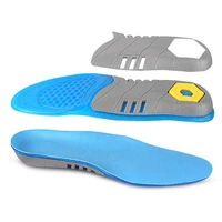 tpe silicone velvet three color full shoes pad thick soft sports insoles high elastic shock absorption non slip shoes insert