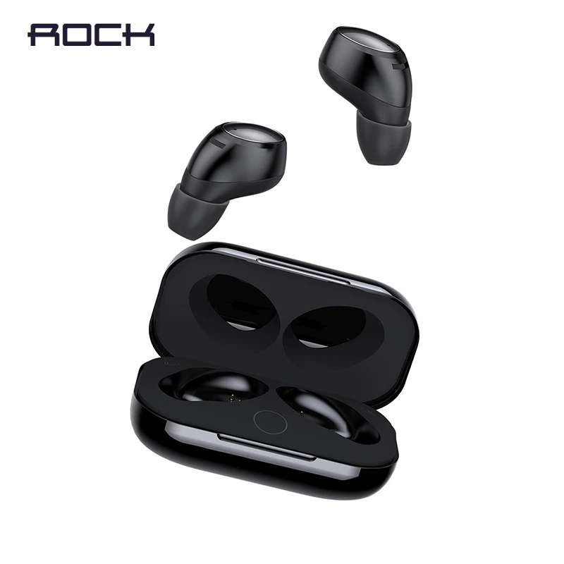 ROCK TWS беспроводной Bluetooth 5 0 наушники Handsfree роскошные с микрофоном для iOS и Android