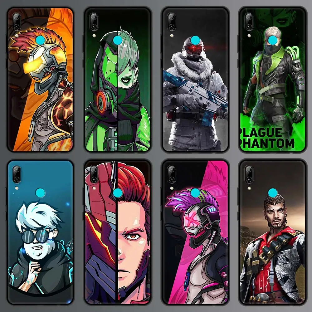 

Game Garena Free Fire Phone Case For Huawei P30 Lite P smart Z 2019 2021 Silicon Cover For P40 Lite E P20 Pro P10 Soft Shell