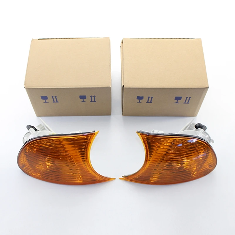 

P82B Car Corner Light Yellow Left & Right 63126904299 631269042300 Suitable for 3 Series E46 1998 1999 2000 2001