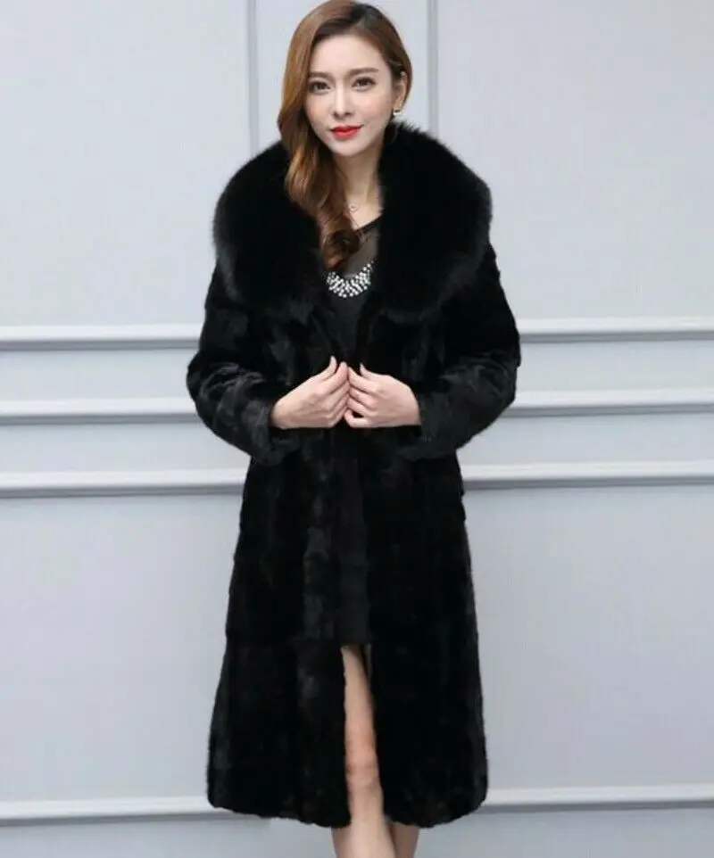 Большой Размеры S 6XL класса люкс Для женщин зимние сапоги с пышным искусственным