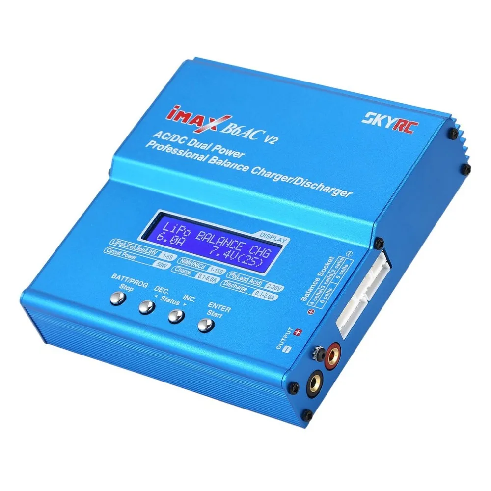 SKYRC iMAX B6AC V2 6A 50 Вт AC/DC Lipo NiMH Pb Зарядное устройство/Dis зарядное устройство с