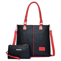 large capacity luxury designer handbags stone pattern pu leather women shopping tote bag female shoulder crossbody bag purses