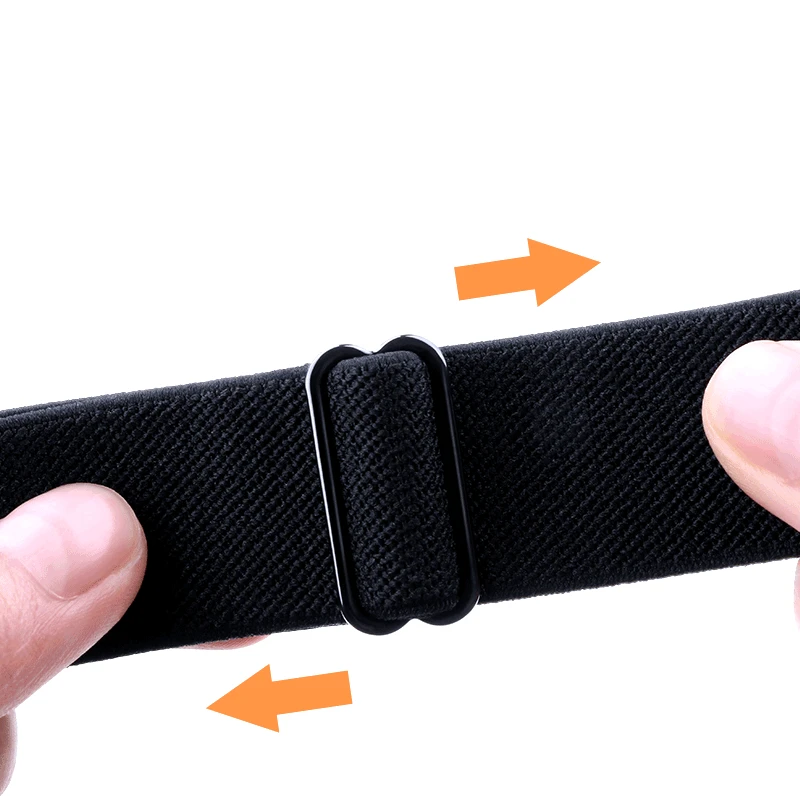 Elastic Adjustable Nylon Solo Loop Strap for Apple Watch 6 SE 5 4 Band Strap 38 40mm 42 44mm for Iwatch 6 Se 5 4 Sport WatchBand