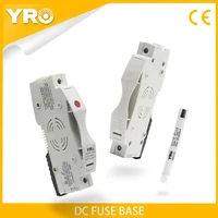 dc 1p 1500v pv solar fuse fusible 10x85mm gpv with led fuse holder for solar pv system protection yropv 32hb