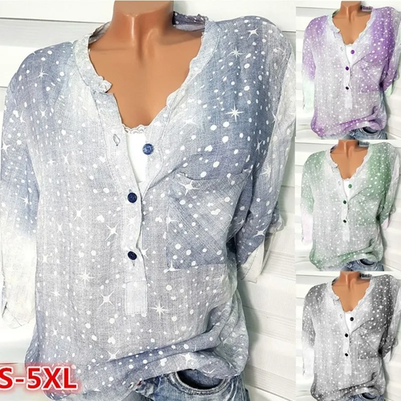 ladies tops women blouse white blouses 2020 shirts woman gothic vintage long sleeve shirt harajuku plus size korean print | Женская