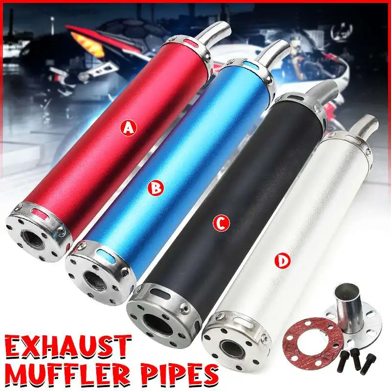 

50-250CC Universal Two stroke Scooter Dirt Motorcycle Racing Exhaust Muffler Silence Silencer 2 Stroke Exhaust Pipe Muffler