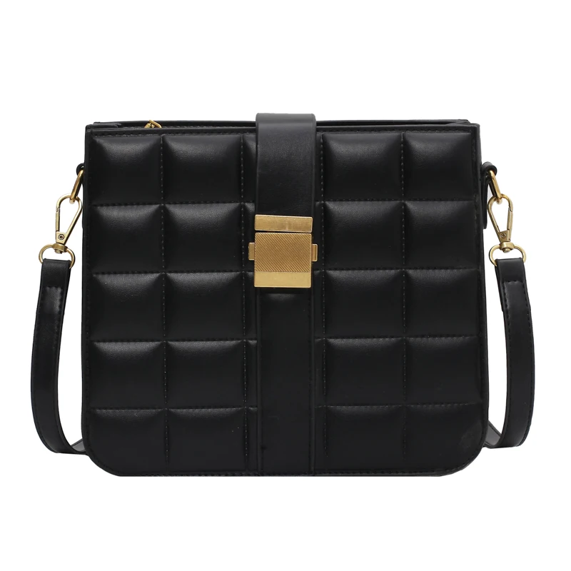 

PremiuPremium texture PU retro shoulder bag 2021 autumn and winter new fashion one shoulder women's designer messenger bag