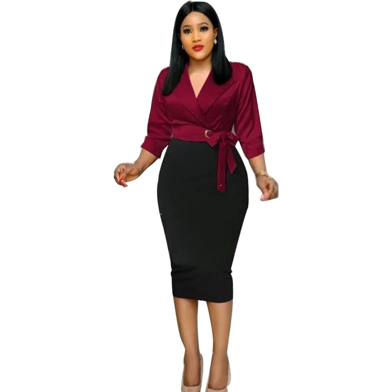 Женские вечерние платья с коротким рукавом и v образным вырезом женское модное