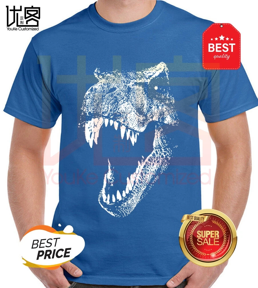 Jurassic Park T Shirts 2020 Awesome Dinosaur Design Shirt For Men Cotton Homme Tee Camiseta |