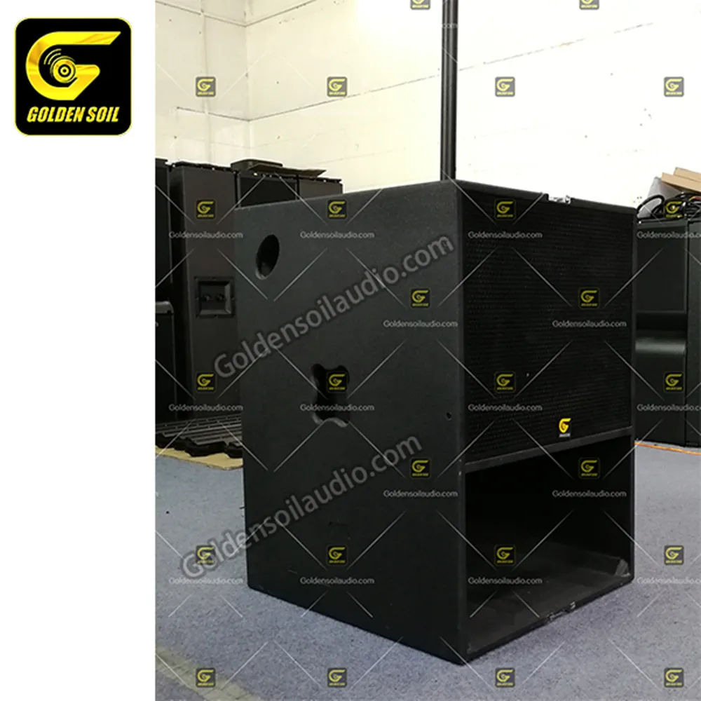 Goldenground Audio A102 двойная 10 дюймовая линейная акустическая система + A18A Одиночная 18