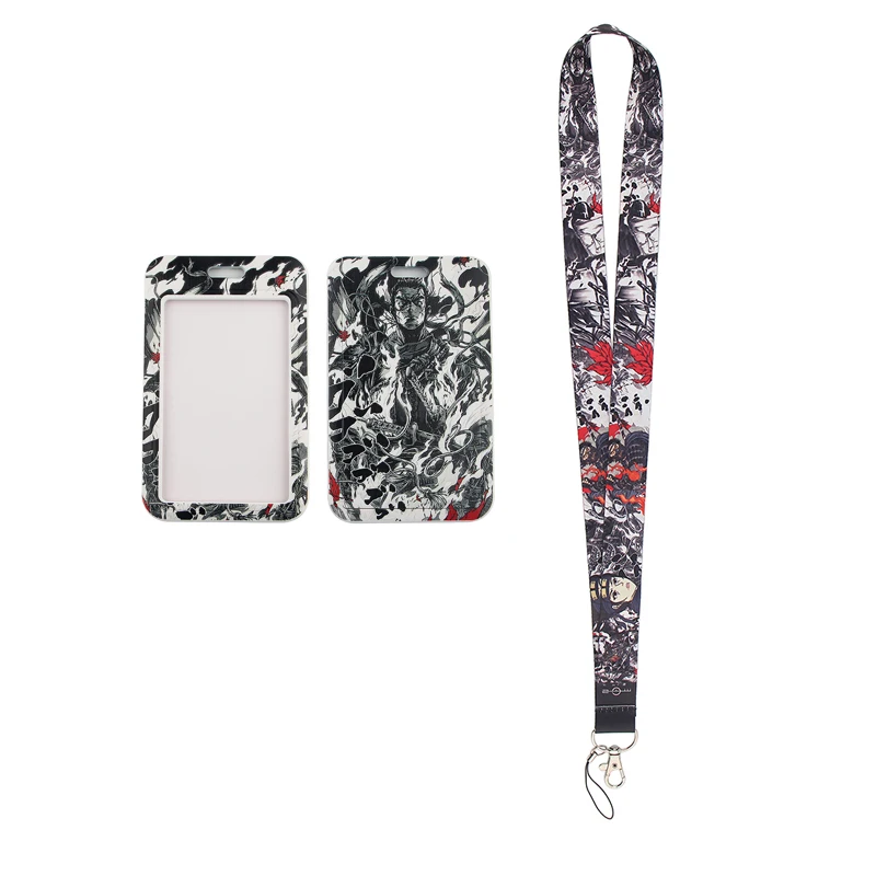 

24pcs/lot MD273 DMLSKY Anime Card Holder ID Holder Man Woman Bus Card Holder Staff Card With Lanyard