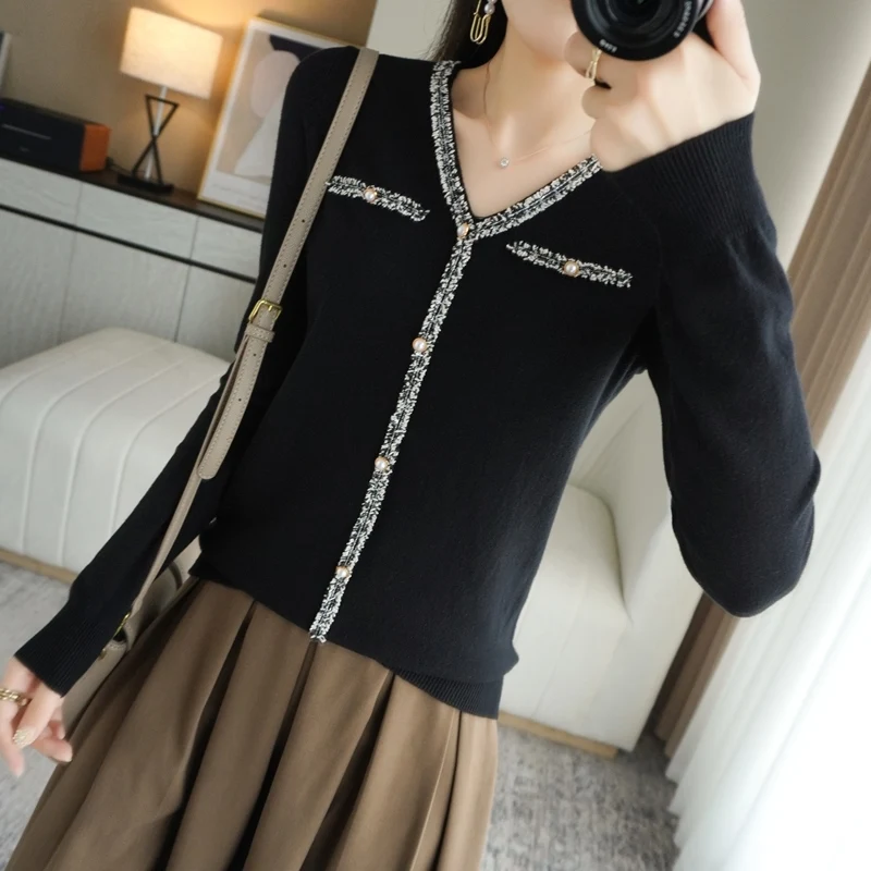 Осенне-зимний новый кашемировый свитер Женский сохраняющий тепло вязаный модные