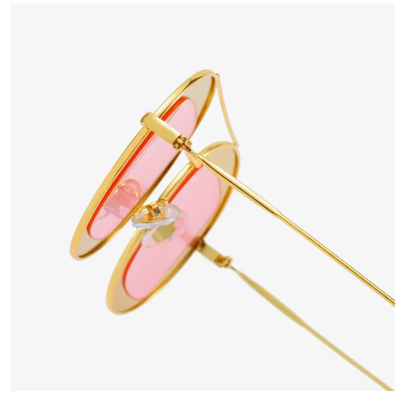 Красочные Круглые Солнцезащитные очки женские 2020 новые роскошные дизайнерские