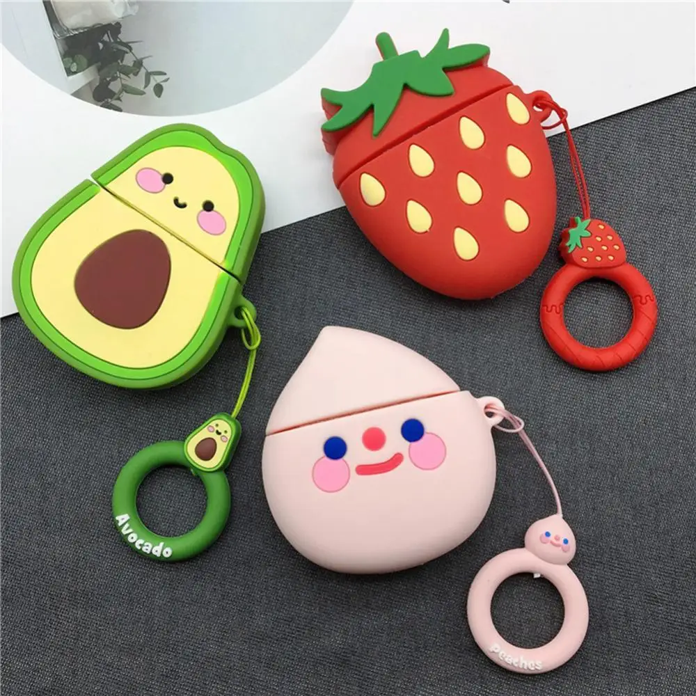 

Silicone Cute Creative Earphone Protective Cover Earphone Accessories For Apple Wireless Bluetooth Earphone 1/2 Generation