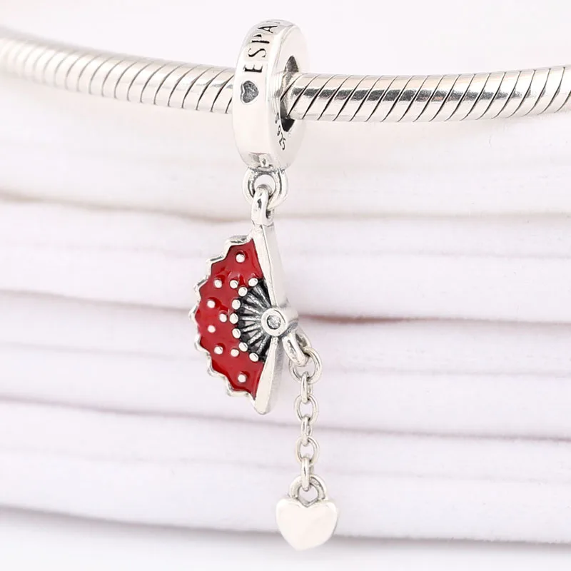 Подвеска из серебра 925 пробы с подвеской в виде сердца