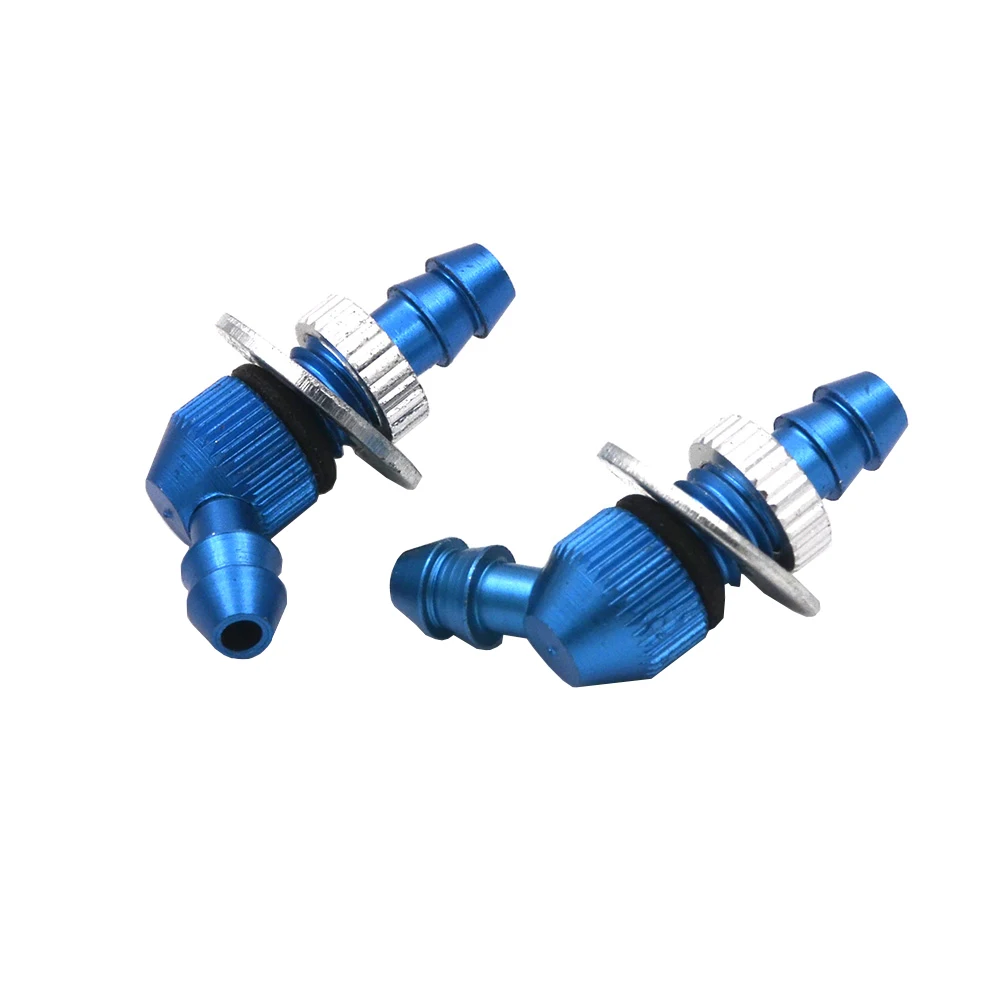 

2PCS Aluminum Bulkhead Nipple(Dia2.5,D5,L21mm)Suit w/FUEL BOTTLE 120 Degree Nozzle Oil Tank Accessories for RC Car/Boat Model