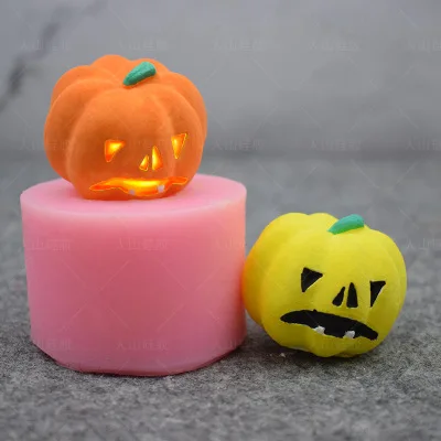 Силиконовая форма в форме мини тыквы для Хэллоуина свечи украшения торта формы