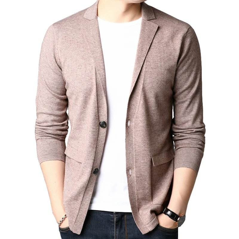 Брендовый мужской свитер уличная одежда модный с v образным вырезом пальто для