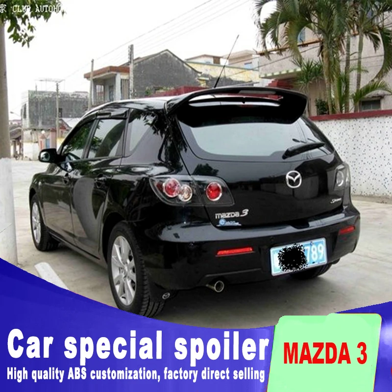 Большой спойлер из АБС пластика на заднее стекло крыло багажника 3 спойлера ДЛЯ