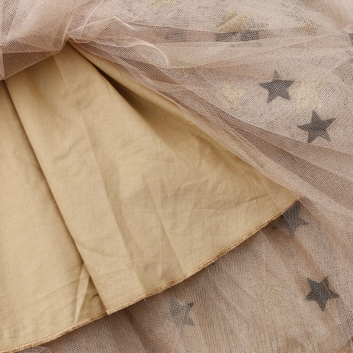 Citgeett 1-7Years Kid Baby Girls Star Print Dress Autumn Kids Long Sleeve Tutu Princess Patchwork | Детская одежда и обувь
