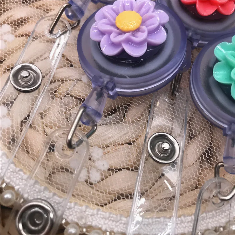 Подсолнечника симпатичный значок держатель катушки телескопическая Выдвижная