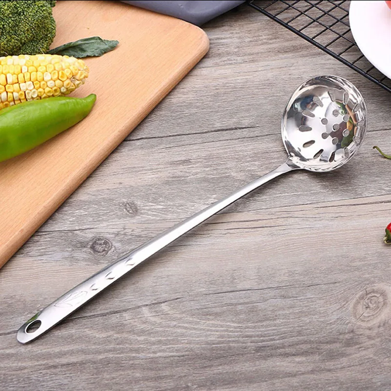 Дуршлаг Из Нержавеющей Стали ложка для супа с фильтром в виде ракушки десертное