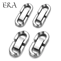 2pieces stainless steel clasps for chain bracelet and necklace buckle jewelry making accessories