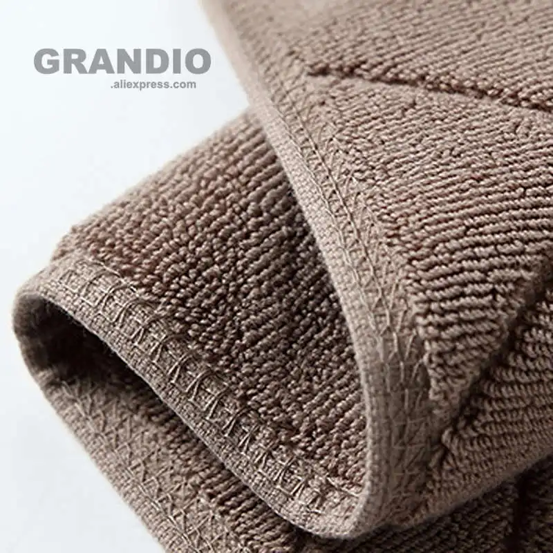 Хлопковый коврик для ванной 45x75 см белый зеленый серый хаки геометрический