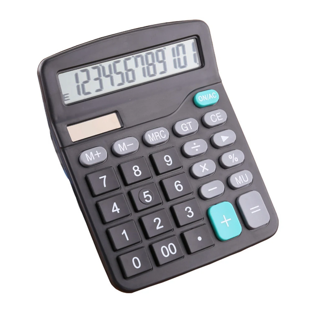 Калькулятор для офиса и финансов 12-значный калькулятор на солнечных батареях с
