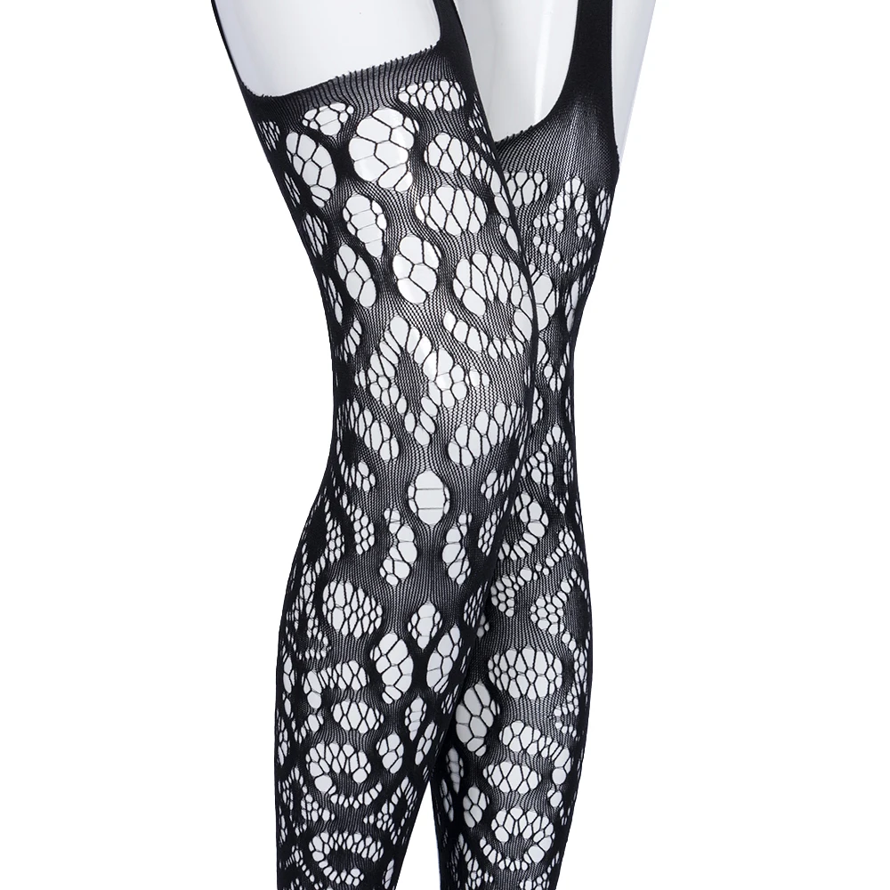 

5 Styles Fashion Women Suspender Pantyhose Tights Plus Size Stockings Sexy Ladies Female Solid Flower Long Garter Thigh High