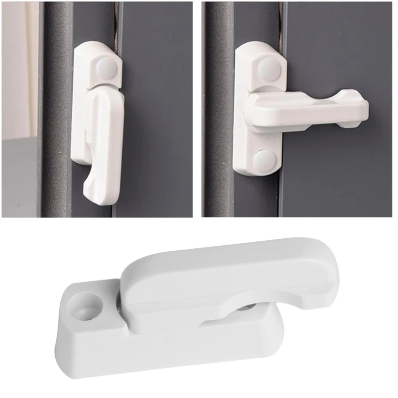 

Plastic Child Safe Security Window Door Sash Lock Safety Lever Handle Sweep Latch P15C